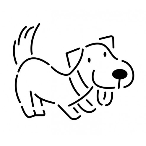 Stencil Snoopy the dog