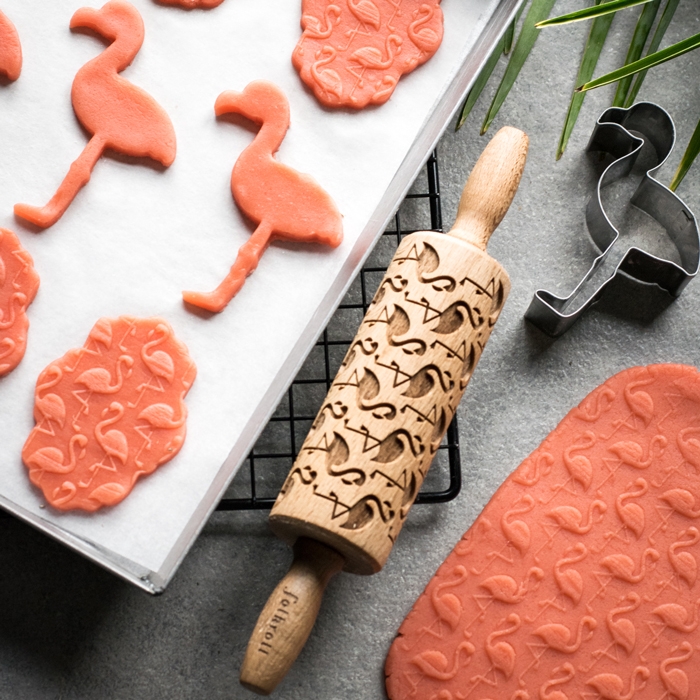 biscotti di pasta frolla colorata