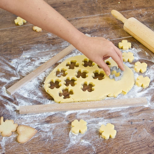 Utilizzo taglia biscotti su pasta frolla